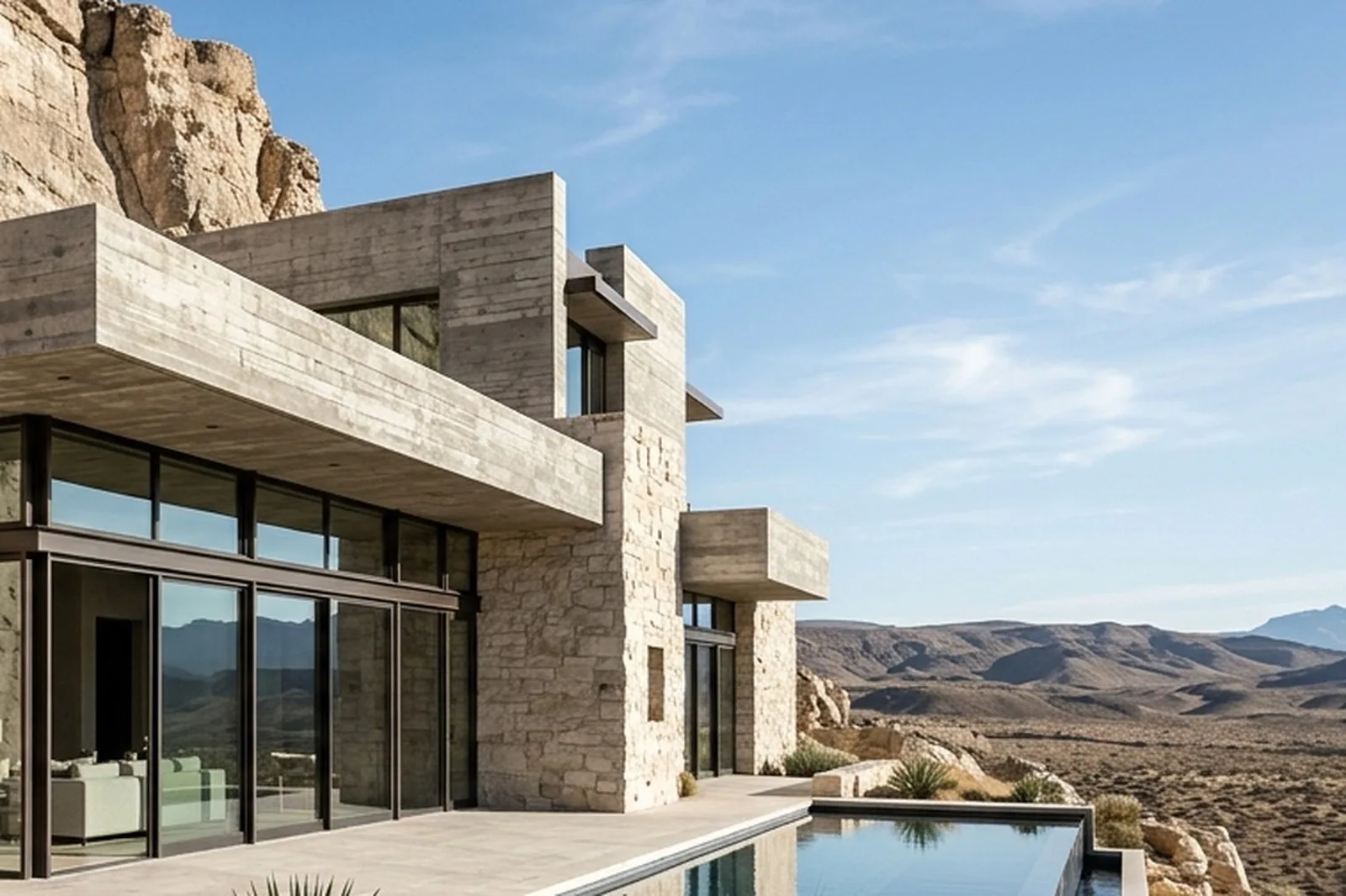 Stone bath sanctuary