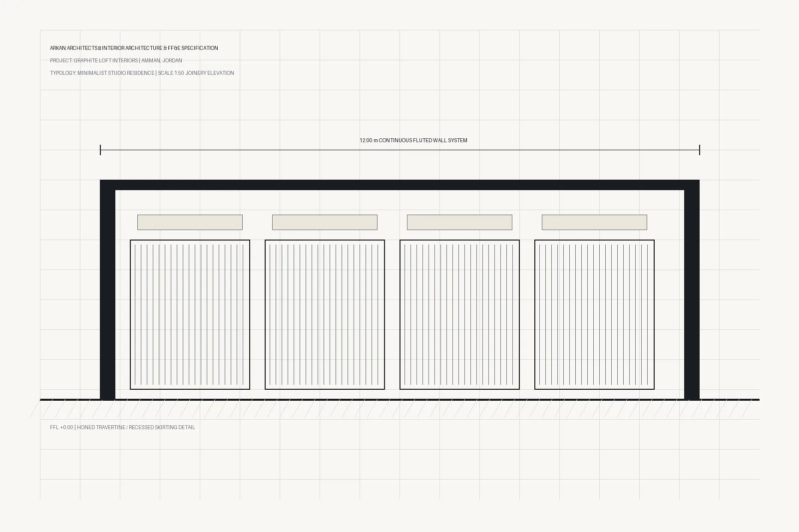 Steel staircase architectural drawing plate