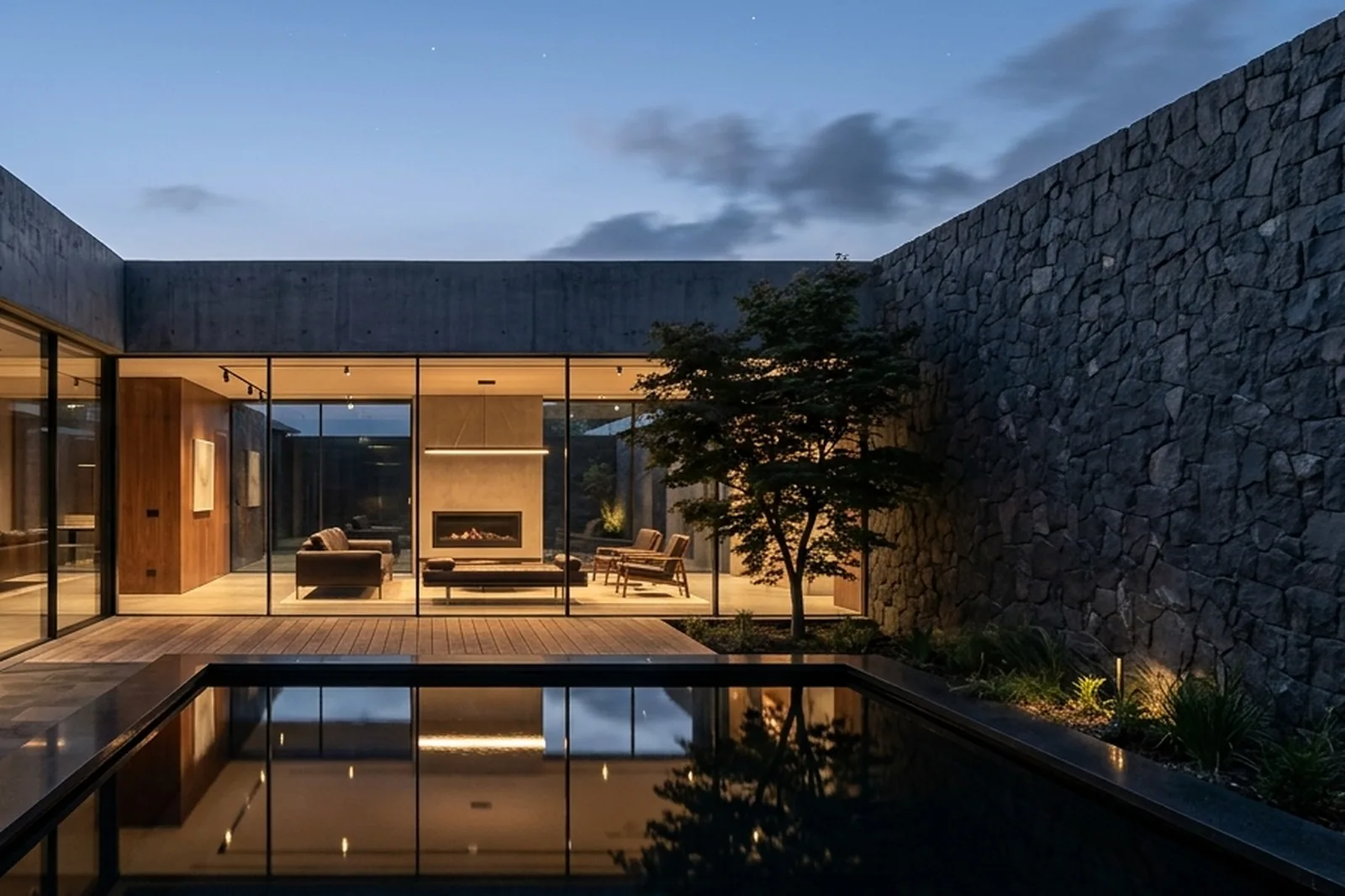 Interior living volume