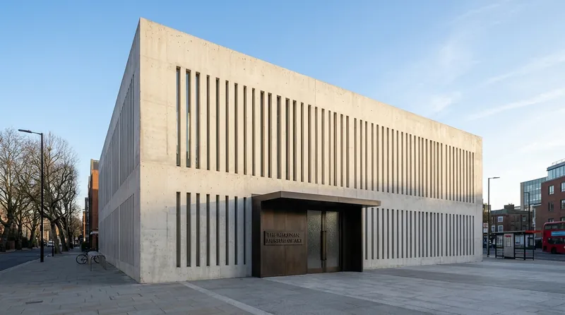 Monolithic Urban Gallery concrete facade